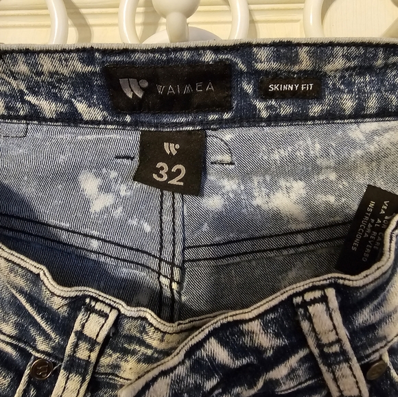 Blue white mixed jeans - Picture 2 of 2